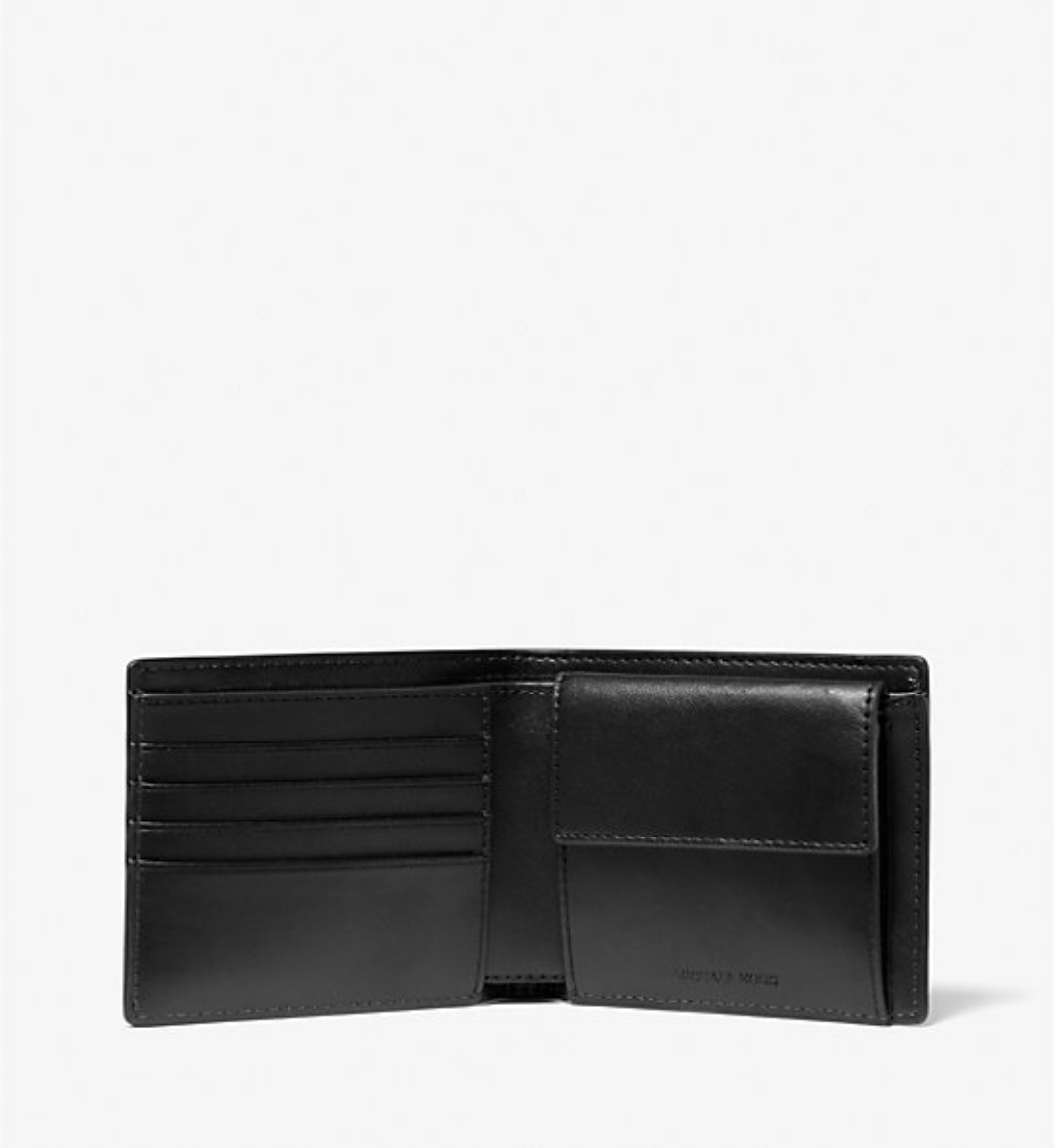Michael Kors Harrison Wallet Navy Saffiano Leder