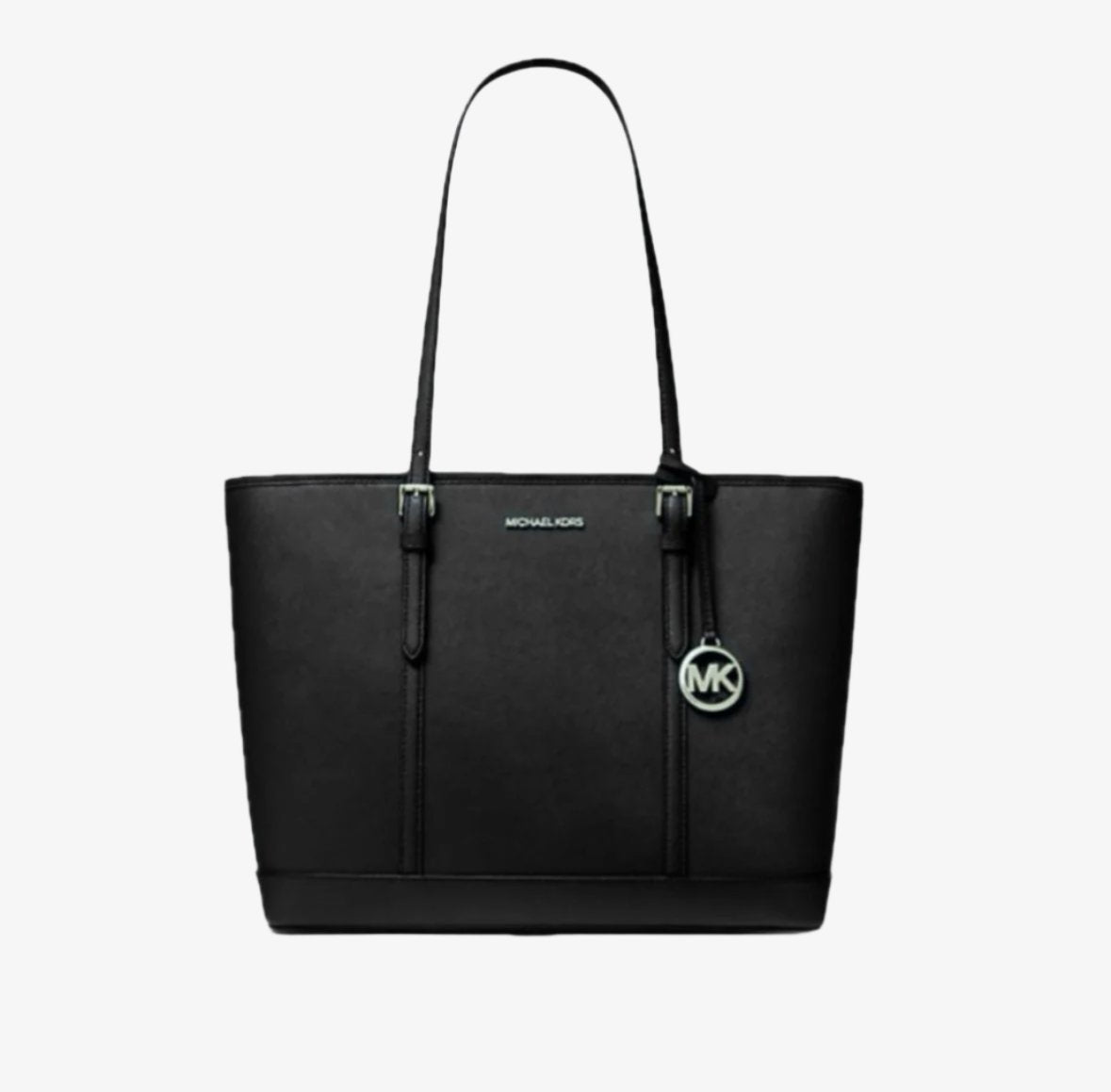 Michael Kors Jet Set Travel Tote Bag schwarz silber