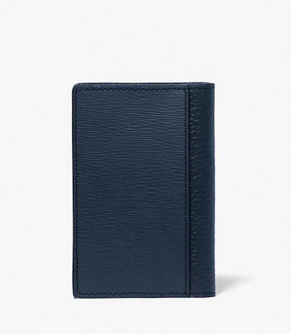 Michael Kors Hudson Kartenetui Navy Leder