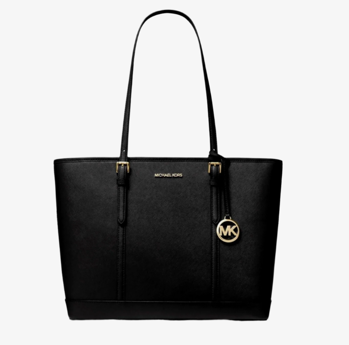 Michael Kors Jet Set Travel Tote Bag Schwarz Gold