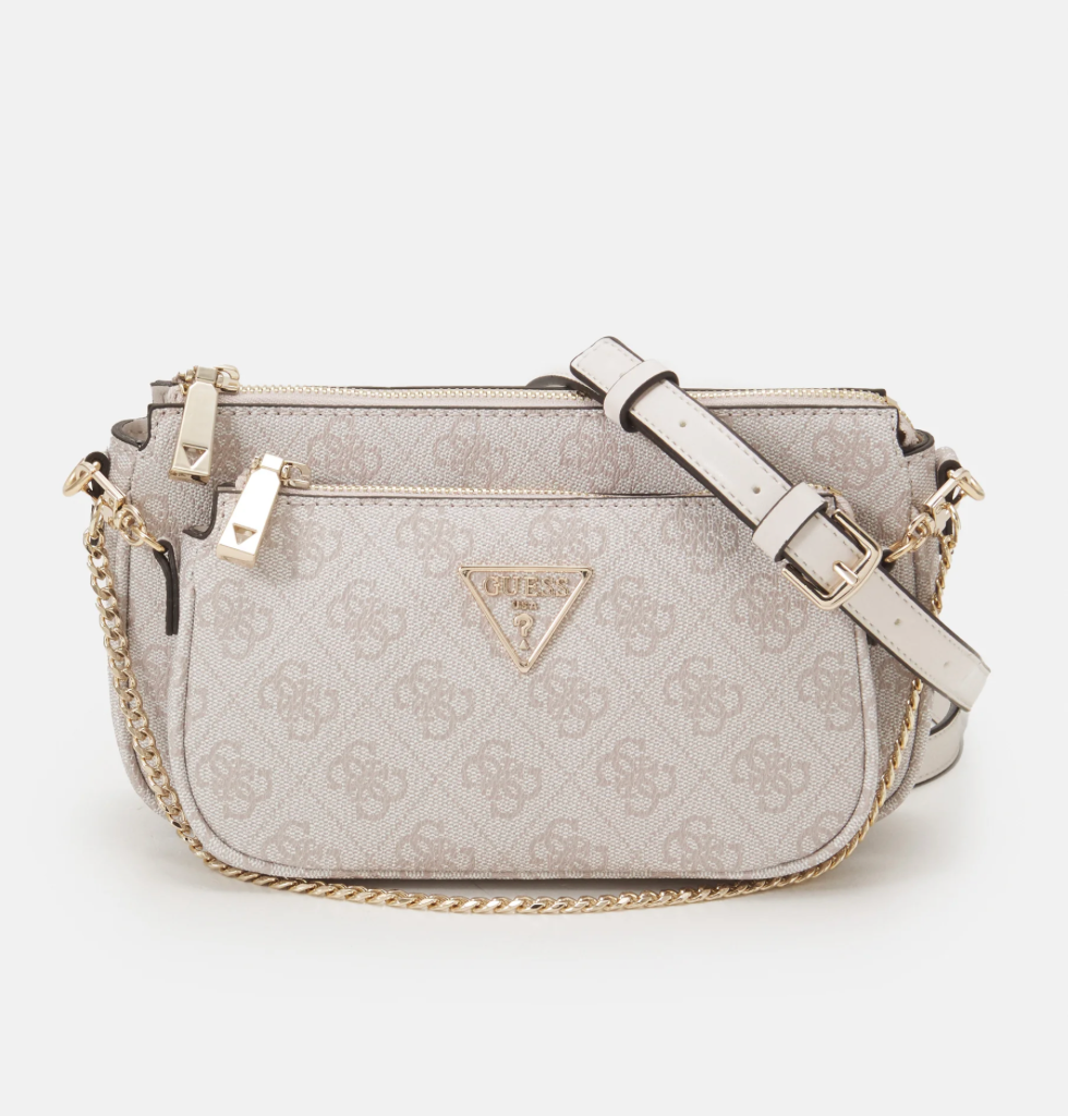 Guess NOELLE POUCH CROSSBODY SET dove