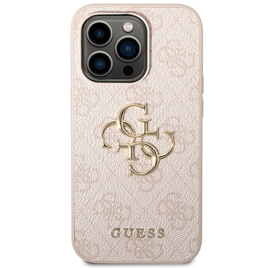 Guess pink hardcase 4G Big Metal Logo