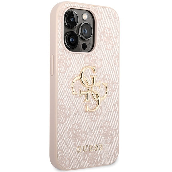 Guess pink hardcase 4G Big Metal Logo