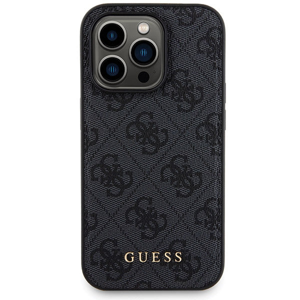 Guess Set iPhone15 Pro Hülle + Powerbank 5000mAh MagSafe black 4G