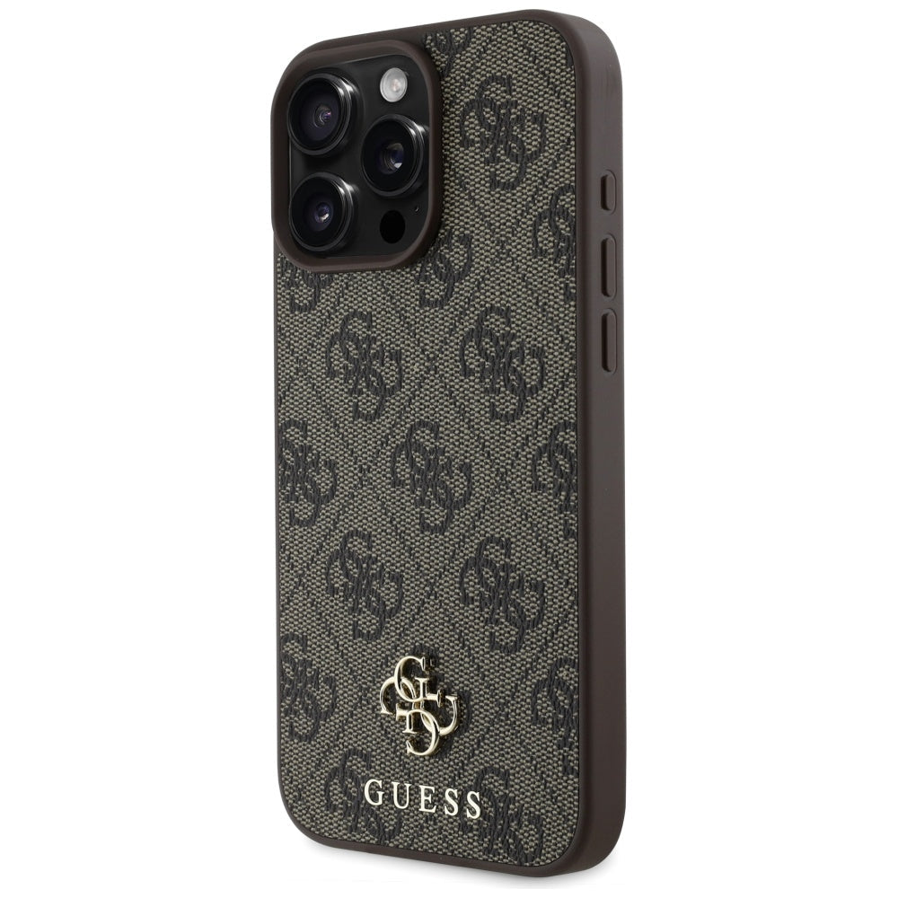 Guess PU 4G Small 4G and Classic iPhone 16 Pro MagSafe brown