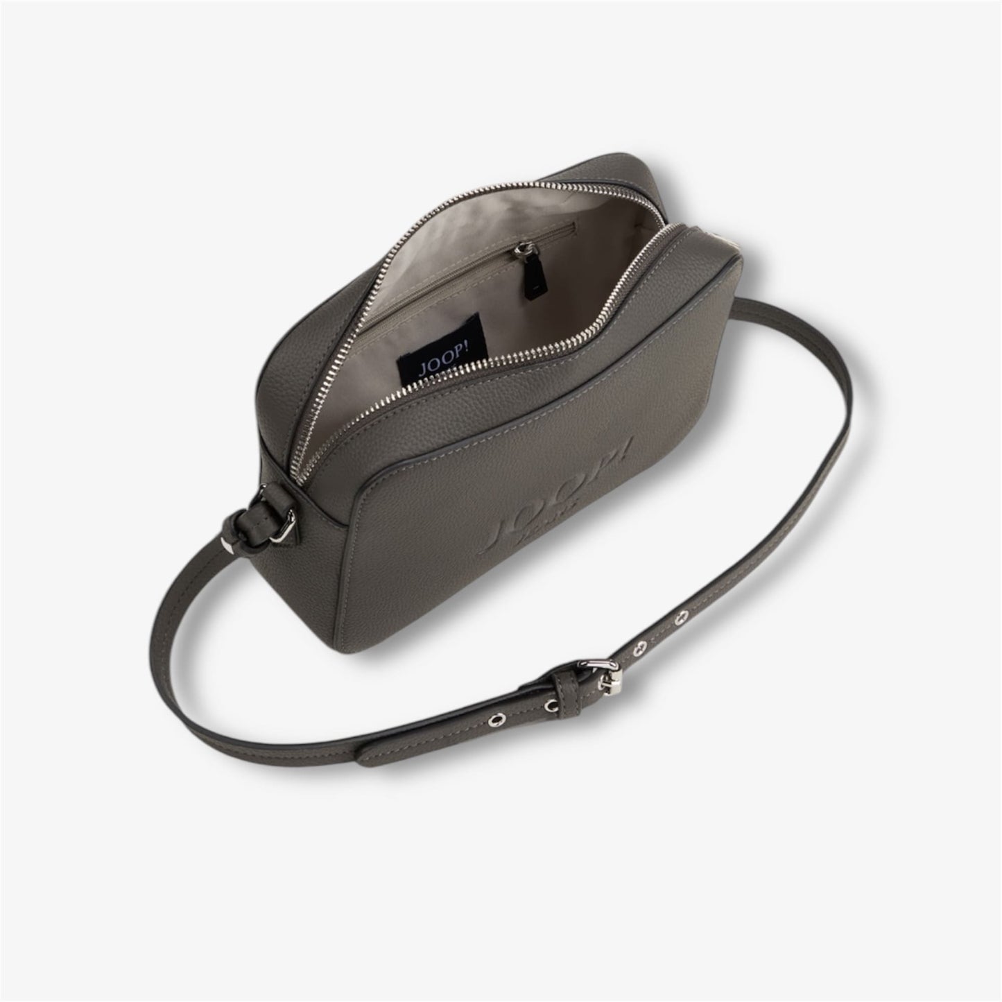 JOOP! Schultertasche Lettera Cloe Dunkelgrau